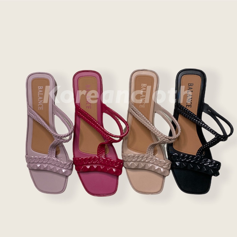 BALANCE 0225-1 SANDAL JELLY PESTA PEREMPUAN SANDAL KONDANGAN IMPORT