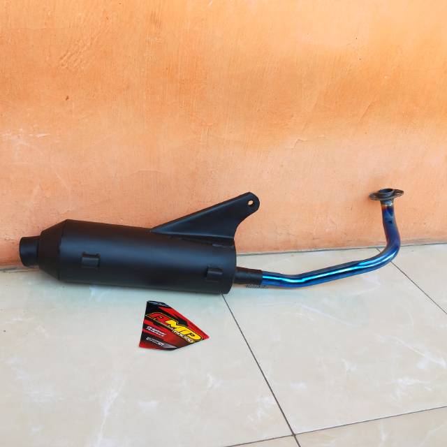 Knalpot Sugigi beat - Knalpot standar racing beat leher bluemoon