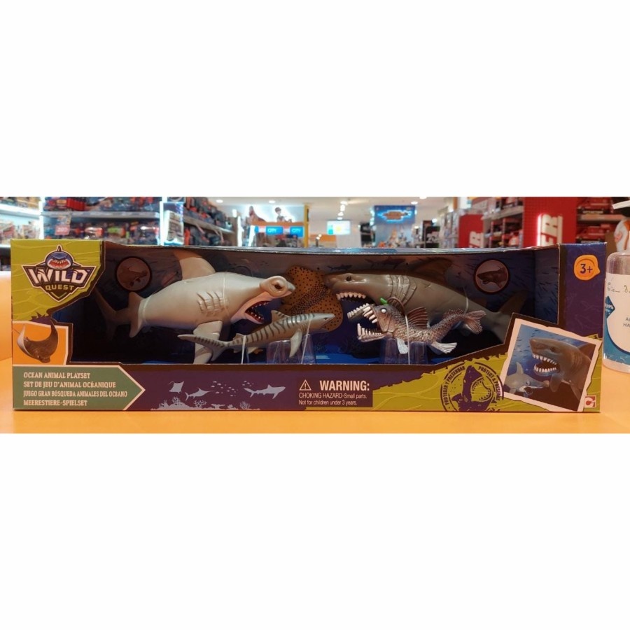 Toys4Us - Sale Mainan: Wild Quest Osean Animals Figure Playset Original