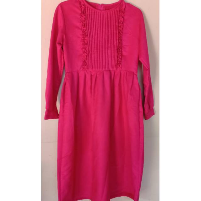 Tunik baju dress gamis maxy Suede premium PL