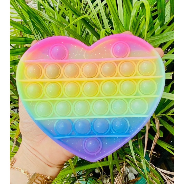 (TERBARU) POP IT PASTEL SERI GLITER POP IT GLITER BARU-2