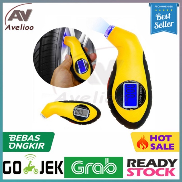 

Unik Alat Pengukur Tekanan Angin Ban / High Precision Tire Pressure LCD Murah