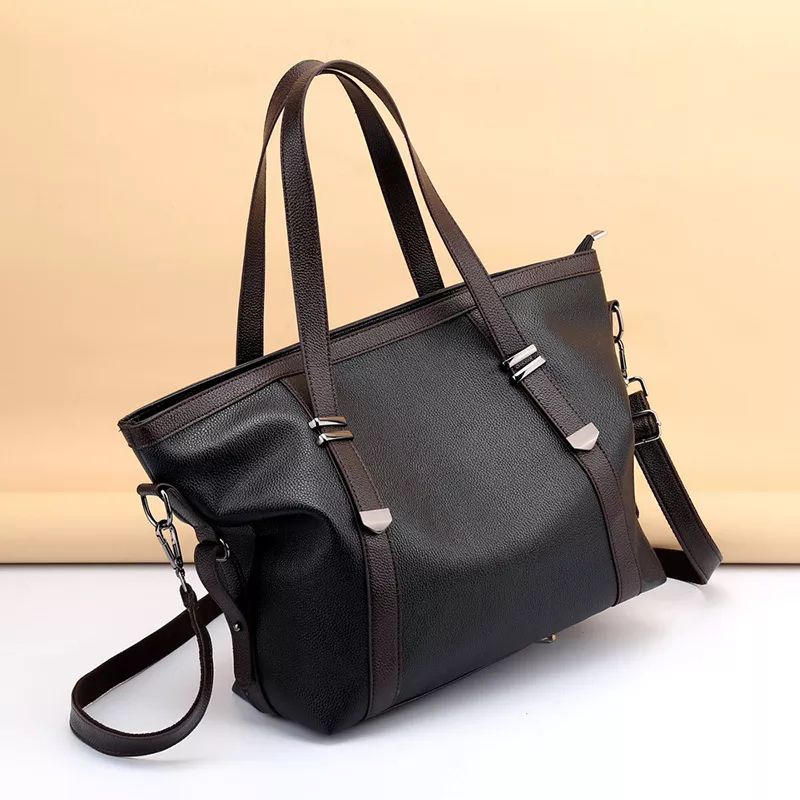 SKY - Handbag Wanita Terbaru Tas Selempang Vintage Simple Dan Elegant Tas Bahu WanitaTas Wanita Crossbody Desainer Perempuan Besar Kasual Tote PU Tas Kulit Tas Selempang Wanita Terbaru