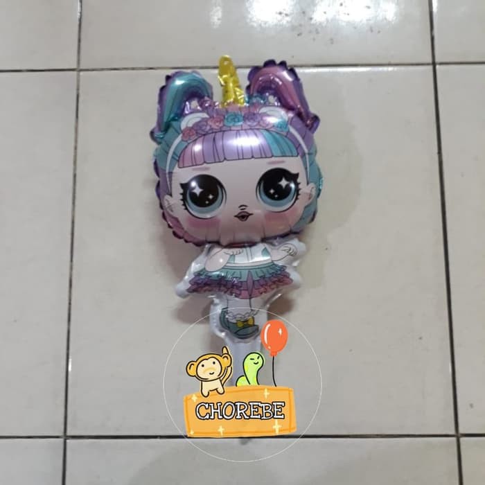 Balon Foil Karakter LOL Surprise Unicorn MINI