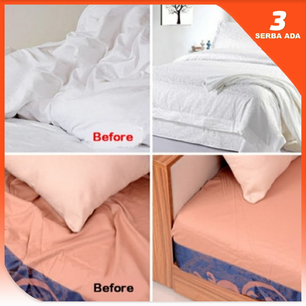 1 Set Isi 4 Pcs Pengait Sprei Kasur / Penjepit Sprei Kasur / Pengait Sudut Sprei / Jepitan Sprei