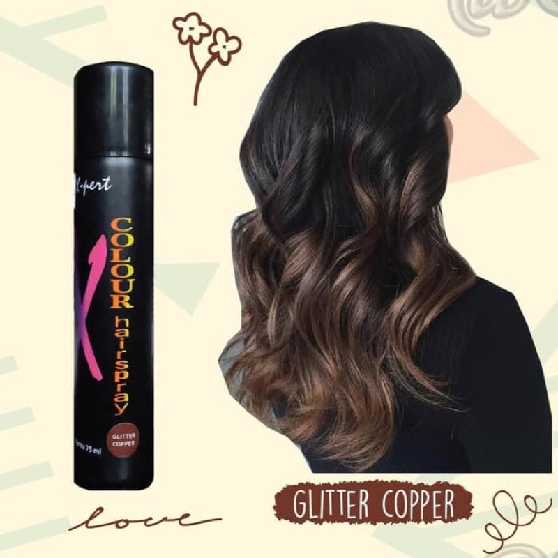 XPERT HAIR COLOR SPRAY 75 ML (KHUSUS PULAU JAWA SAJA)