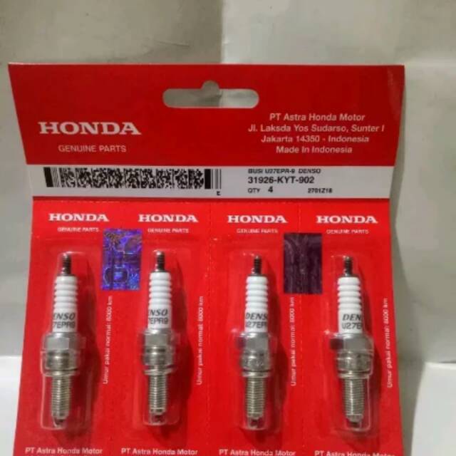 31926 Kyt 901 Hgp Ahm 100 Busi Honda Vario 125 150 Beat Karbu Beat Fi U27epr9 31926kyt901 Shopee Indonesia