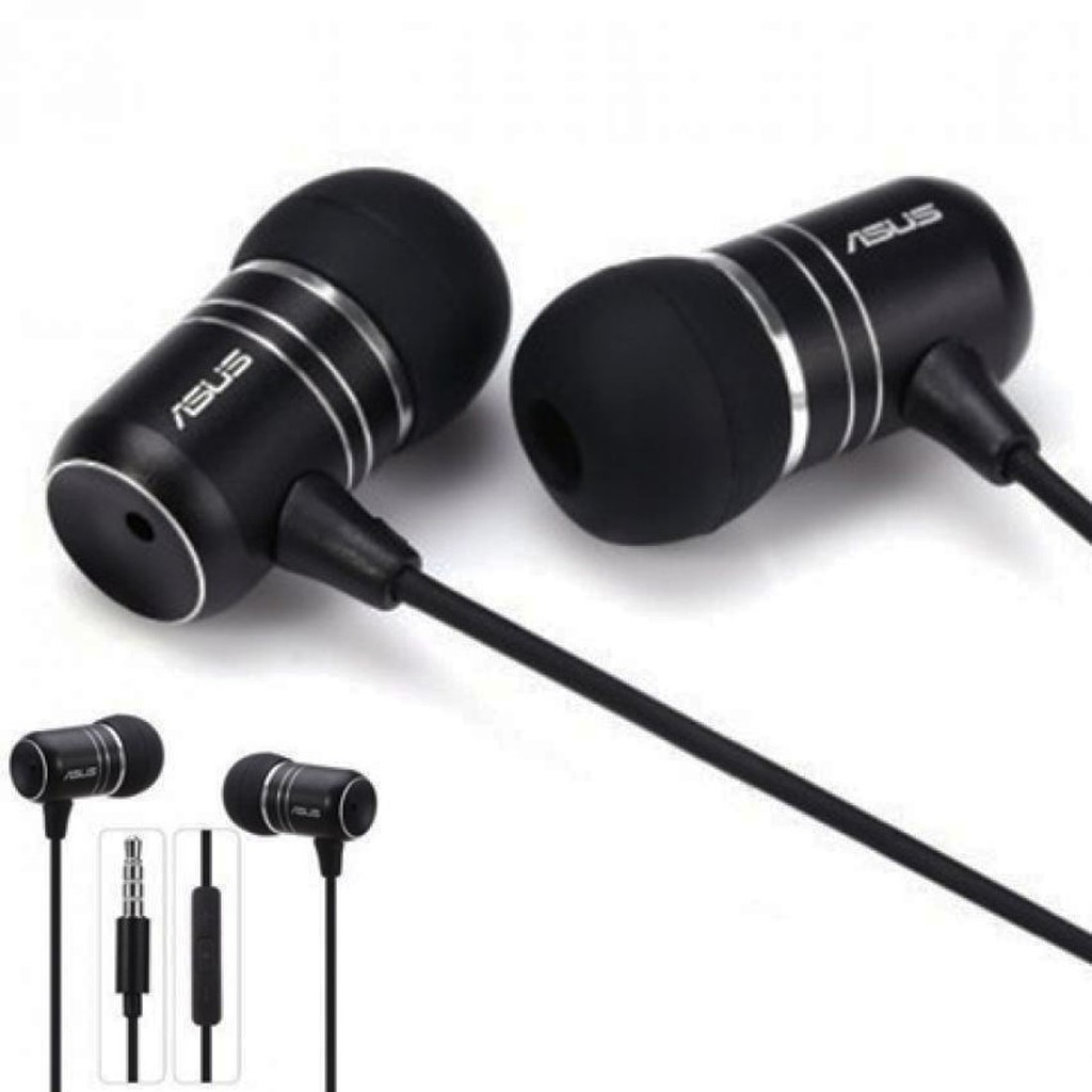 Handsfree Asus Zenfone  ZenEar In-ear Earphone zenfone ORIGINAL With Mic and Volume headset asus