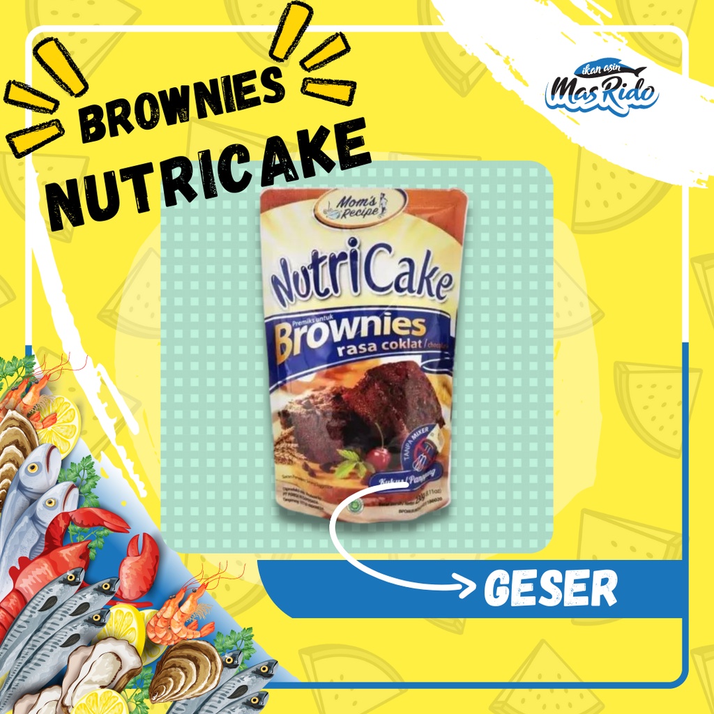 

Nutricake Brownies Kukus Panggang Cokelat Nutricake Tepung Premix