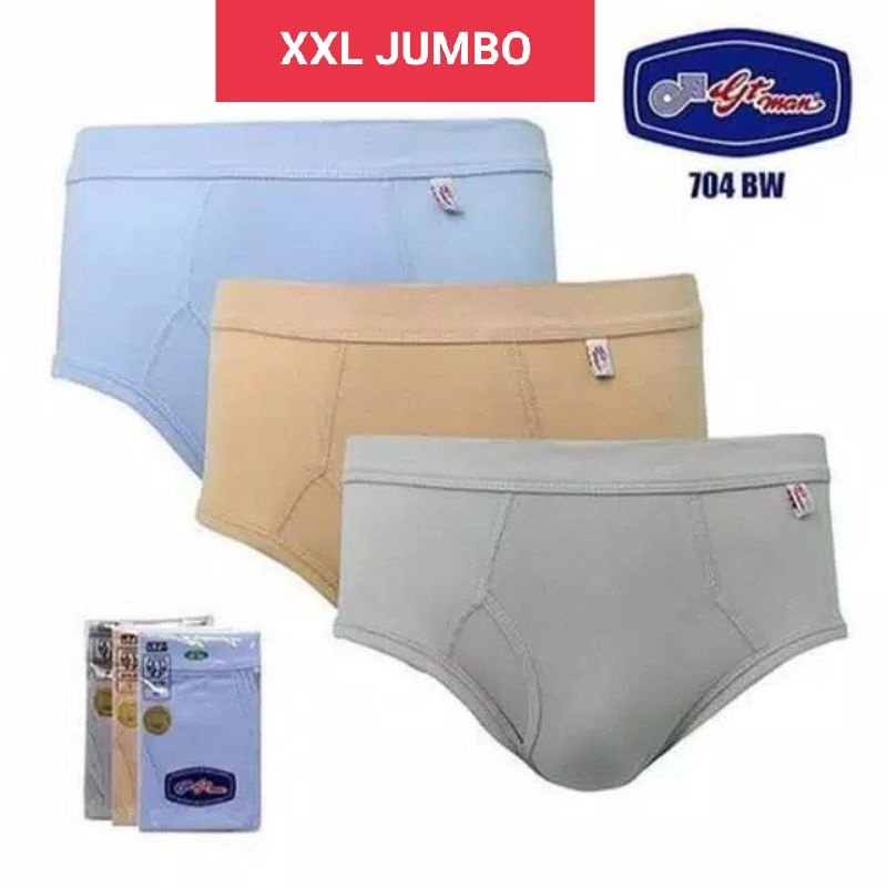 CELANA DALAM PRIA GT MAN JUMBO XXL 704 BW ORIGINAL