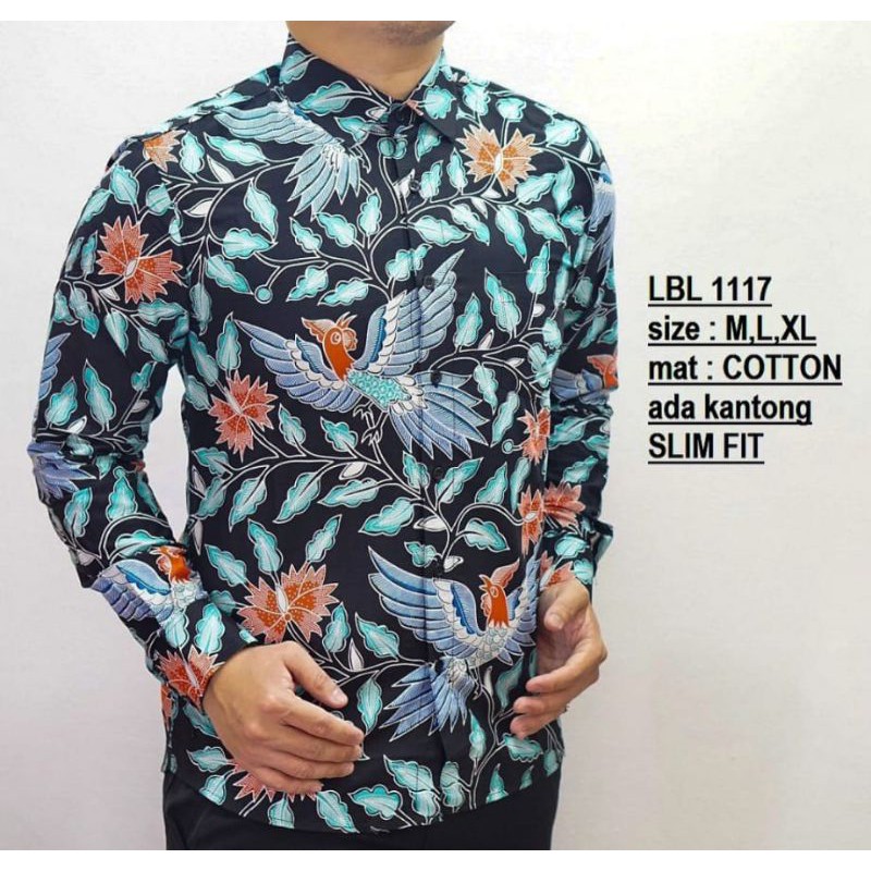 VIO ROLDAN Kemeja Batik Slim Fit Premium LBL 1117