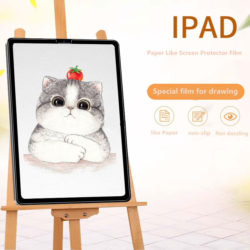 Paper Like Screen Protector Film Paperlike For iPad screen protector iPad air 4 Matte PET Painting Write For ipad 8th generation Apple iPad pro iPad 9.7 Air 2 air3 10.5 2020 2021 2019 2018 Pro 11 10.2 7th Gen Mini 12  3 4 5 6 Film 7th