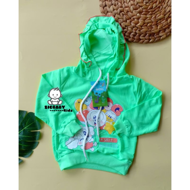 JAKET KARDIGAN ANAK BAYI PEREMPUAN LAKI LAKI-BLOOM GREEN