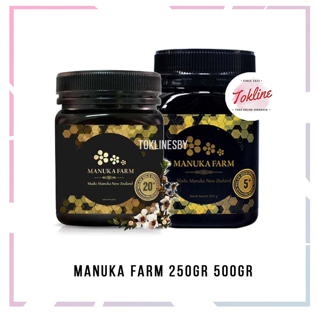 

[ MANUKA FARM ] MANUKA HONEY 250GR 500GR 5+ 10+ 16+ 20+ MADU IMPORT