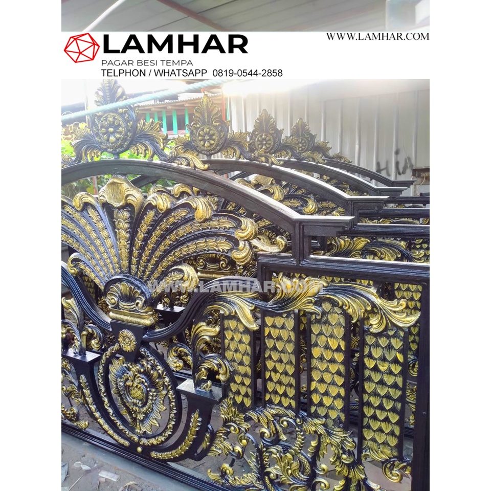 Pagar Besi Tempa Klasik Besi Tempa