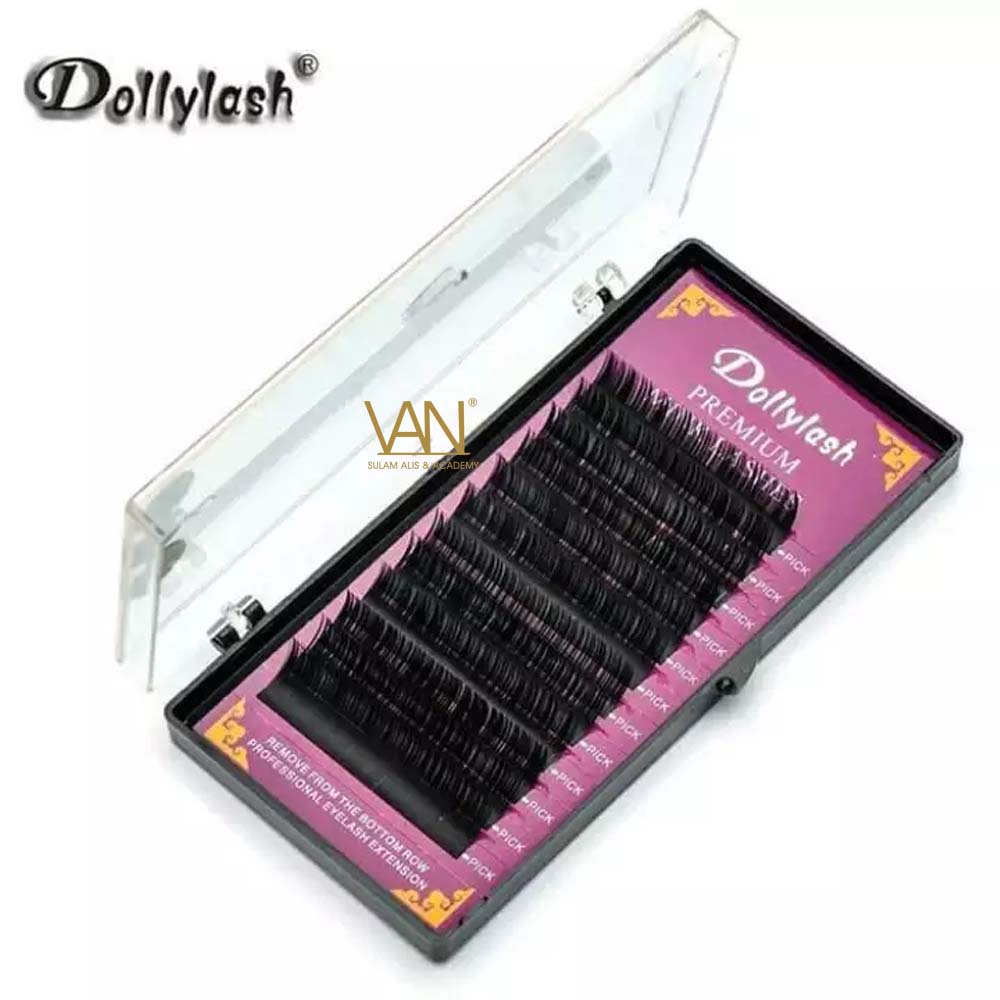 DOLLYLASH BULU MATA PREMIUM MINK EYELASH EXTENSION D / C