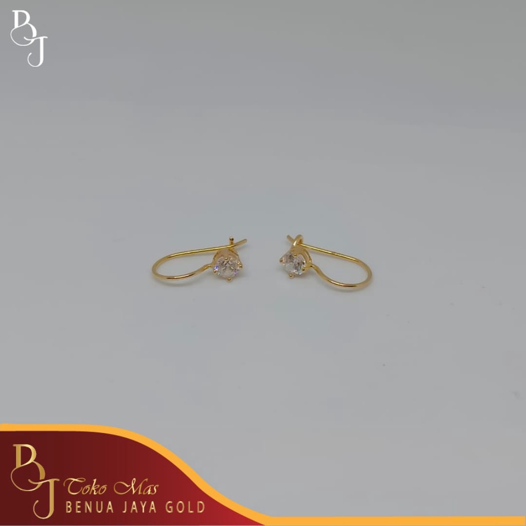 Anting Kait Desy Mata Putih 16K/700