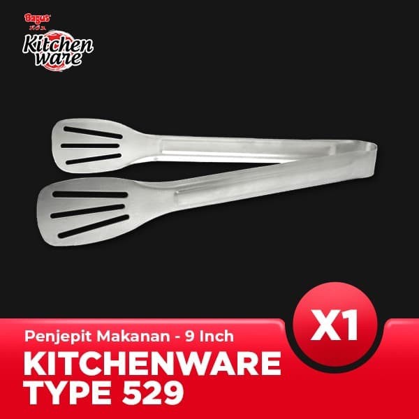Bagus Kitchenware penjepit makanan daging bbq Sayur buah 9&quot; Tipe 529