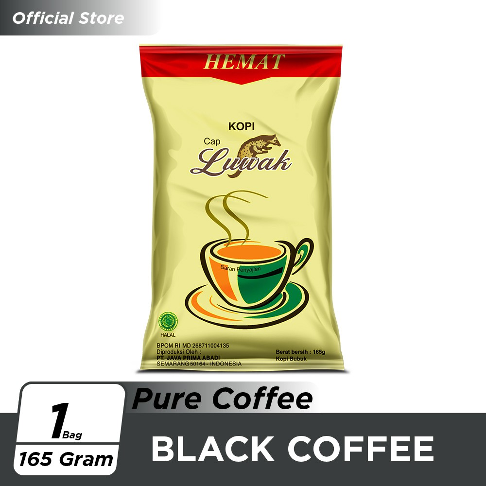 

Kopi Luwak Super Hemat Black Coffee Bag 165gr