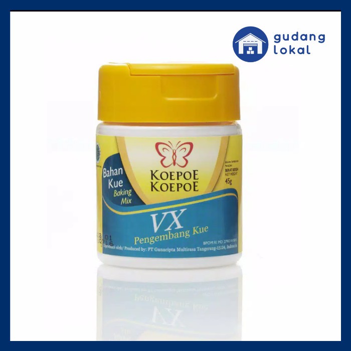 

Pengembang Kue Vx Koepoe Koepoe 45Gr