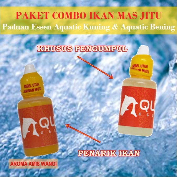 Aquatic Essen - Essen Umpan Pengumpul Ikan Mas + Aquatic Essen Kuning - Essen Ikan Mas - Umpan Ikan