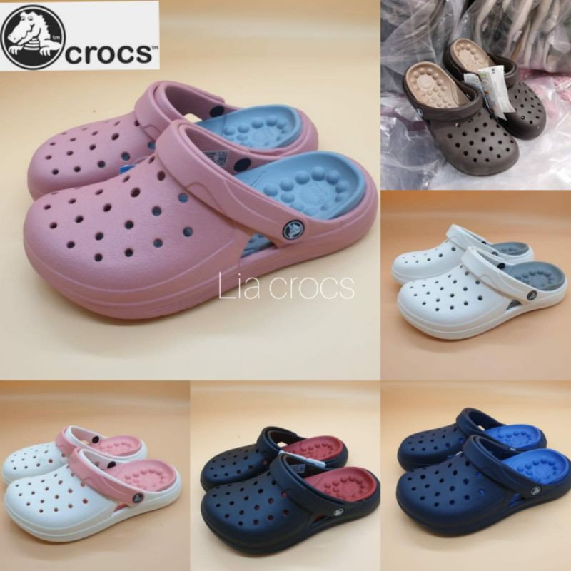 Crocs Reviva Clog / Sandal Crocs Reviva / Sandal pria / Sandal wanita / sandal kesehatan