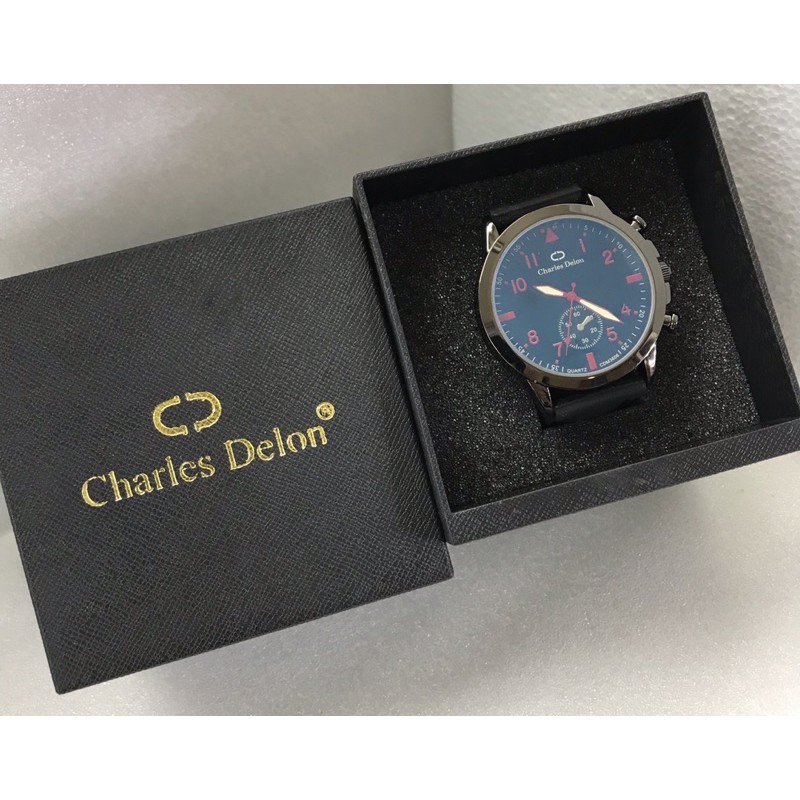 BOX JAM TANGAN ORIGINAL CHARLES DELON