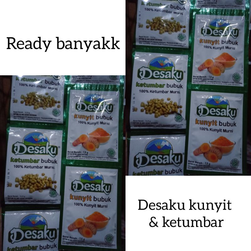 

Desaku kunyit bubuk & desaku ketumbar bubuk