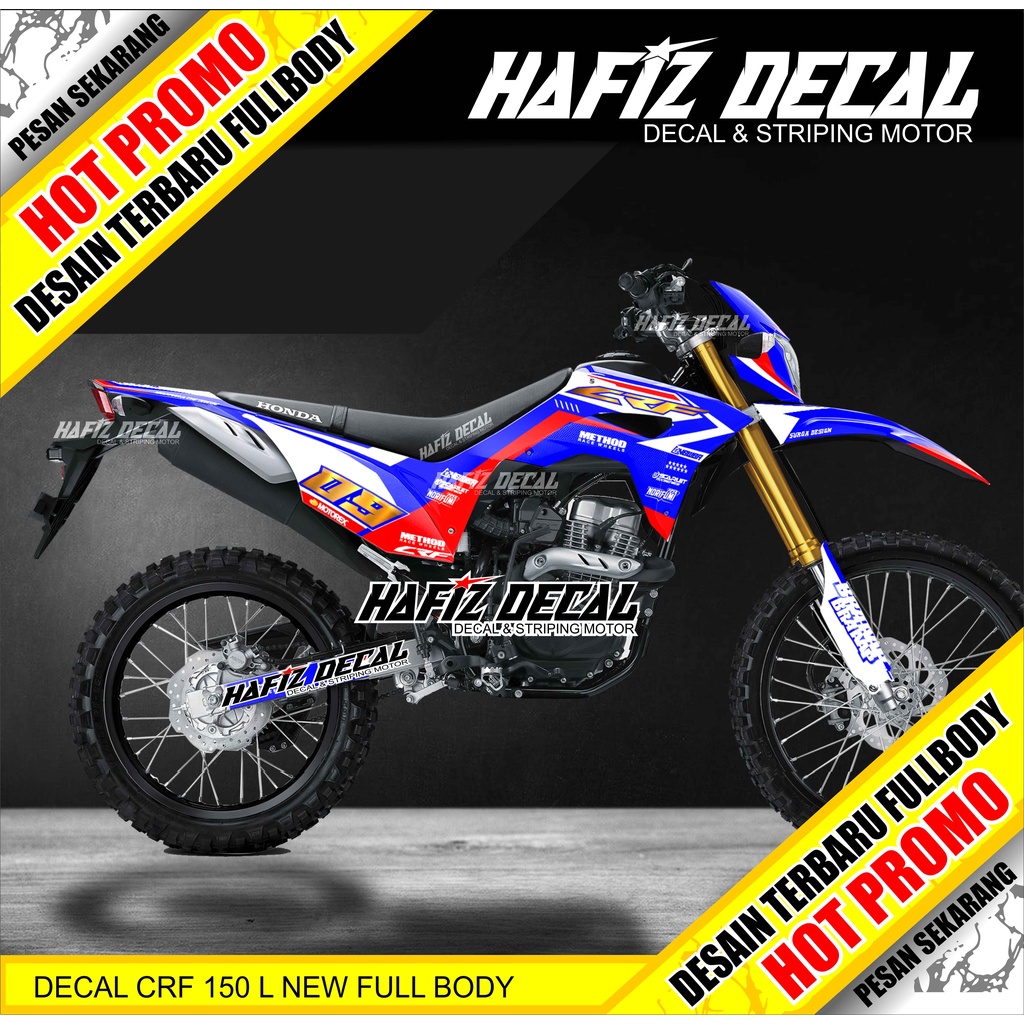 DECAL CRF 150 L FULL BODY, DECAL CRF