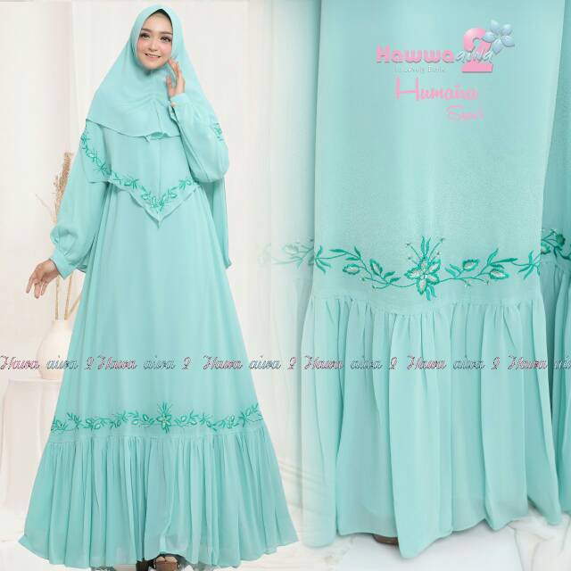 Gamis Syari Cerutty Babydoll Humaira Ori Brand by Hawwa Aiwa