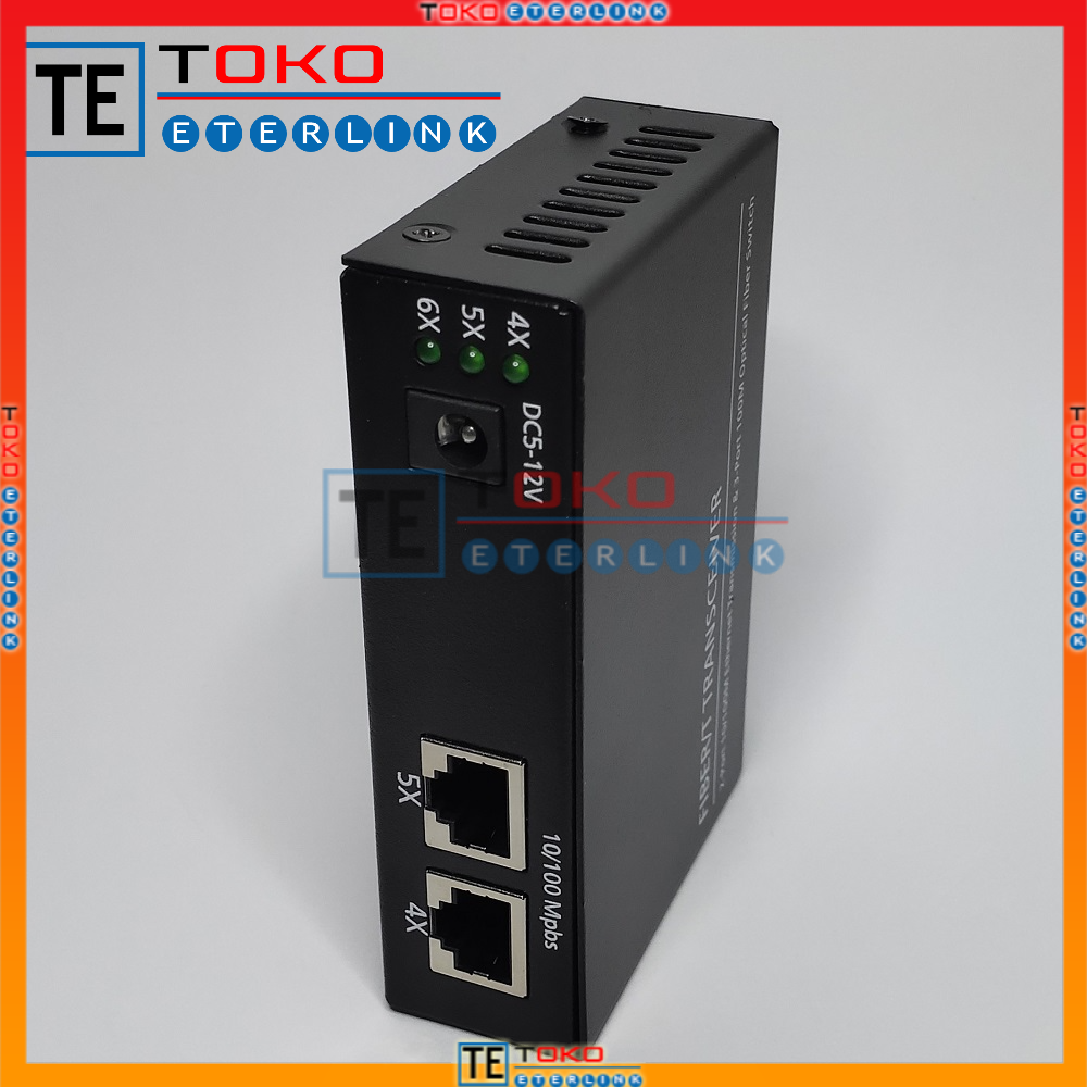 Switch Ethernet Media Fiber Optik Mode Tunggal 2 Rj45 Dan 3 Sc Port 10 100m Asli Import-7