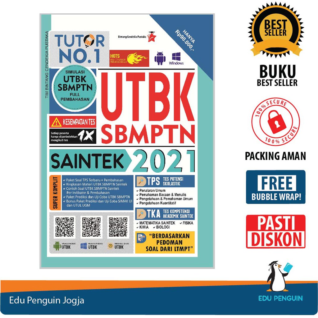 Buku Tutor No 1 Utbk Sbmptn Saintek 2021 Tps Tka Shopee Indonesia