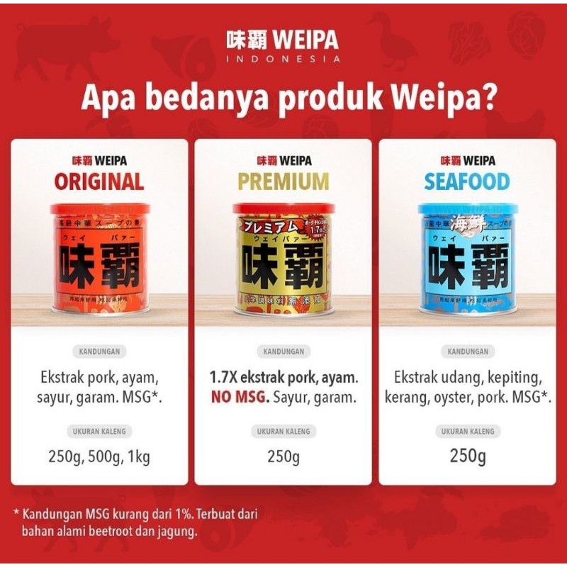 Weipa Seasoning Original 500gr