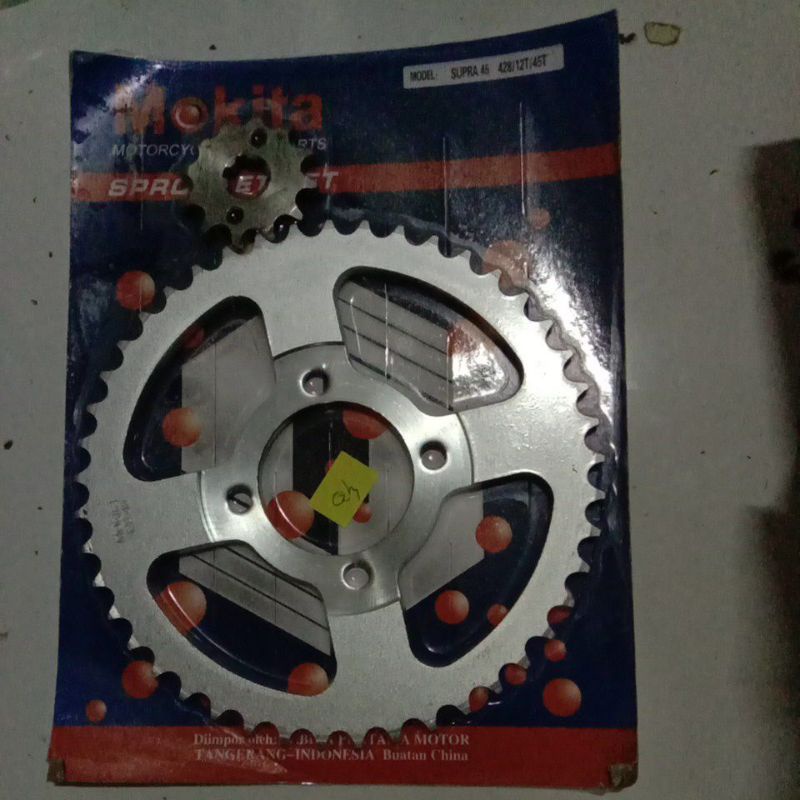 GEAR Gir Set Depan Belakang Astrea Grand Supra X Win 100 Win100 Prima Astrea 428 60T 55T 50T 45T 40T 38T 36T 10,12,13,14,15,36,38,40,45,50,55,60T Sprocket-4