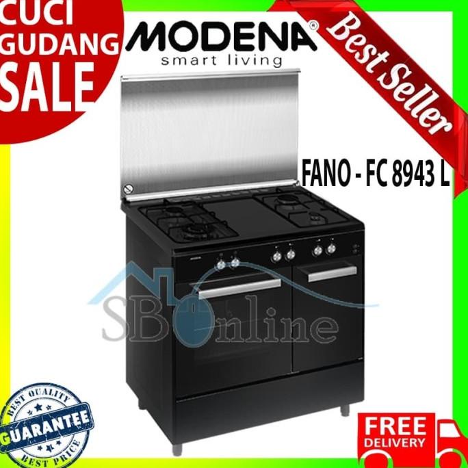 Promo Toko  KOMPOR FREESTANDING BY MODENA 4 TUNGKU - FANO FC 8943 L