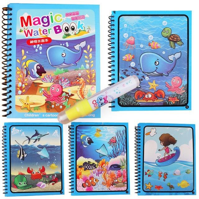 IMPERIUM BOOK / BUKU MEWARNAI MONTESSORI WATER BOOK