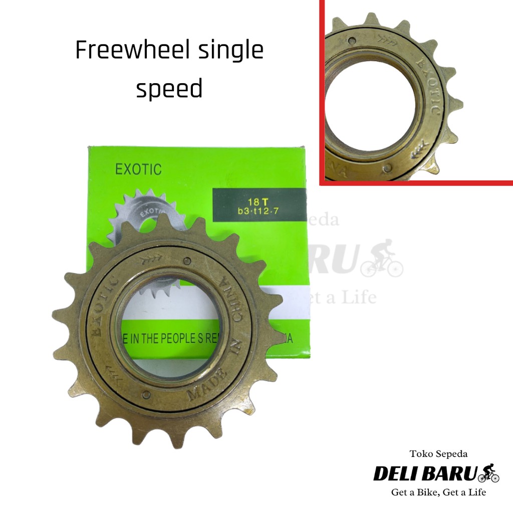 Exotic Freewheel 18T gir belakang sepeda anak BMX ukuran 20