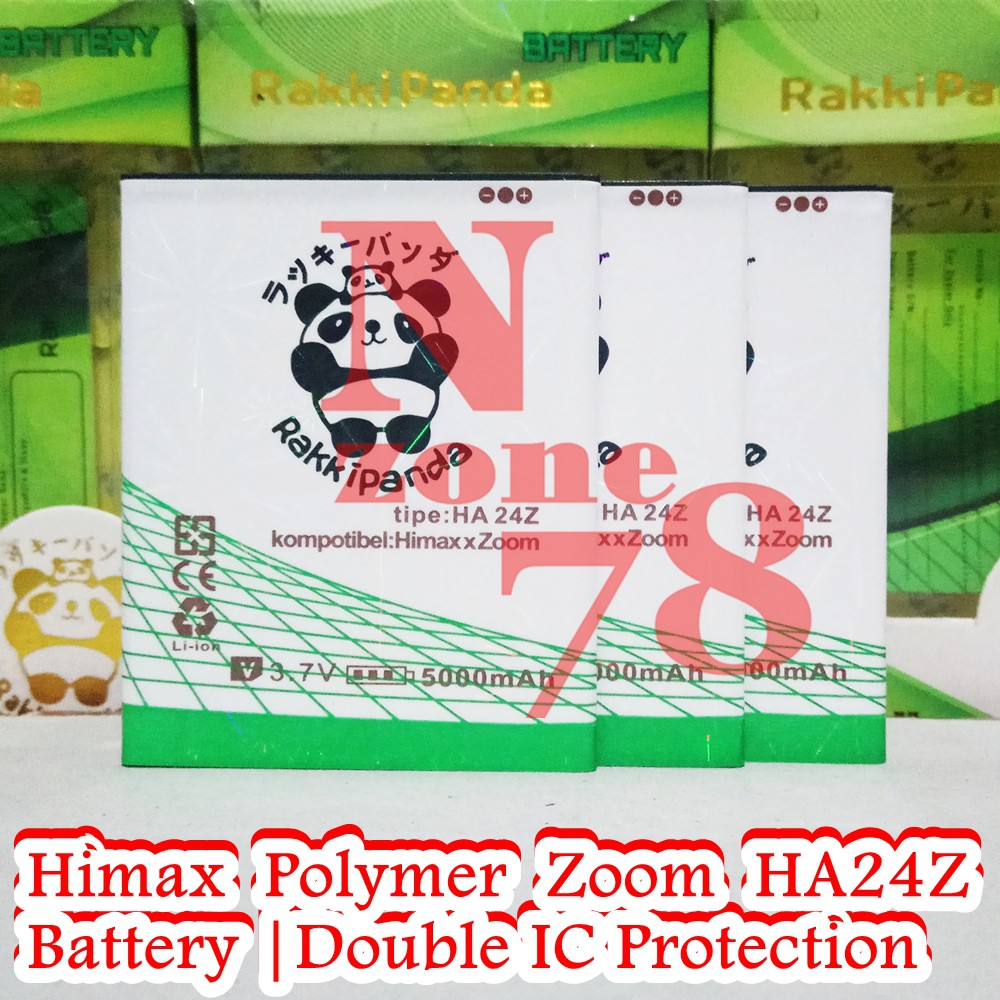 Baterai Himax Polymer Zoom HA-24Z Double IC Protection