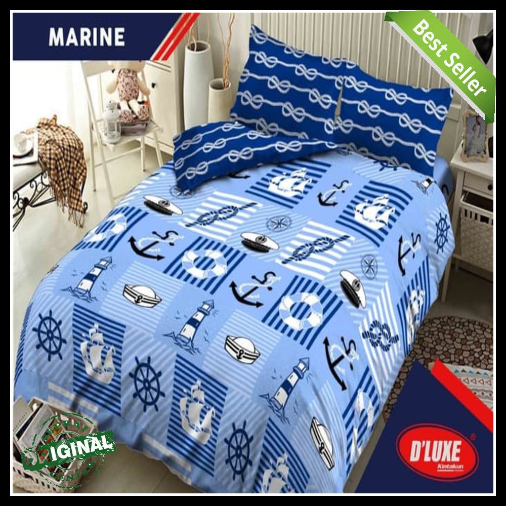 SPREI KINTAKUN MARINE QUEEN 160 No.2 SEPRAI LAUT BIRU KEMUDI MERCUSUAR