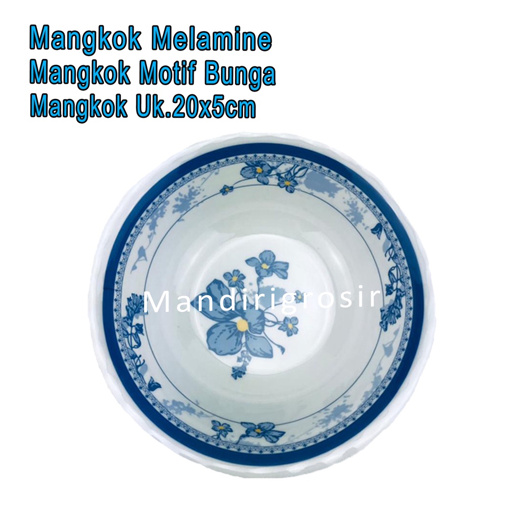 Mangkok Hugi * Mangkok Melamine * Mangkok Motif Bunga * Mangkok Serbaguna