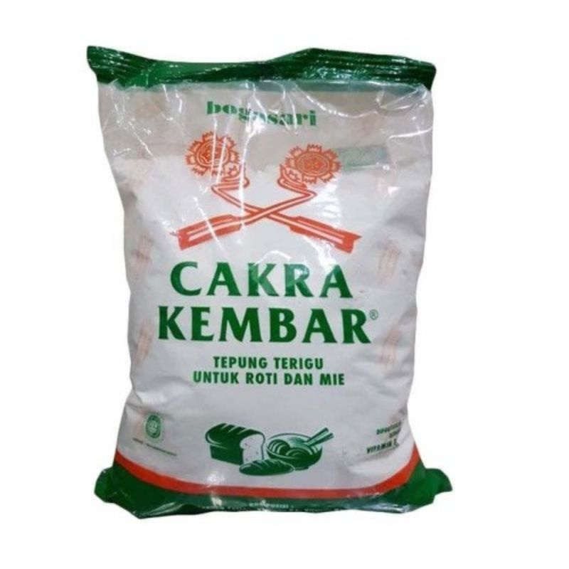 

Tepung Terigu Cakra Kembar 1kg eco pack