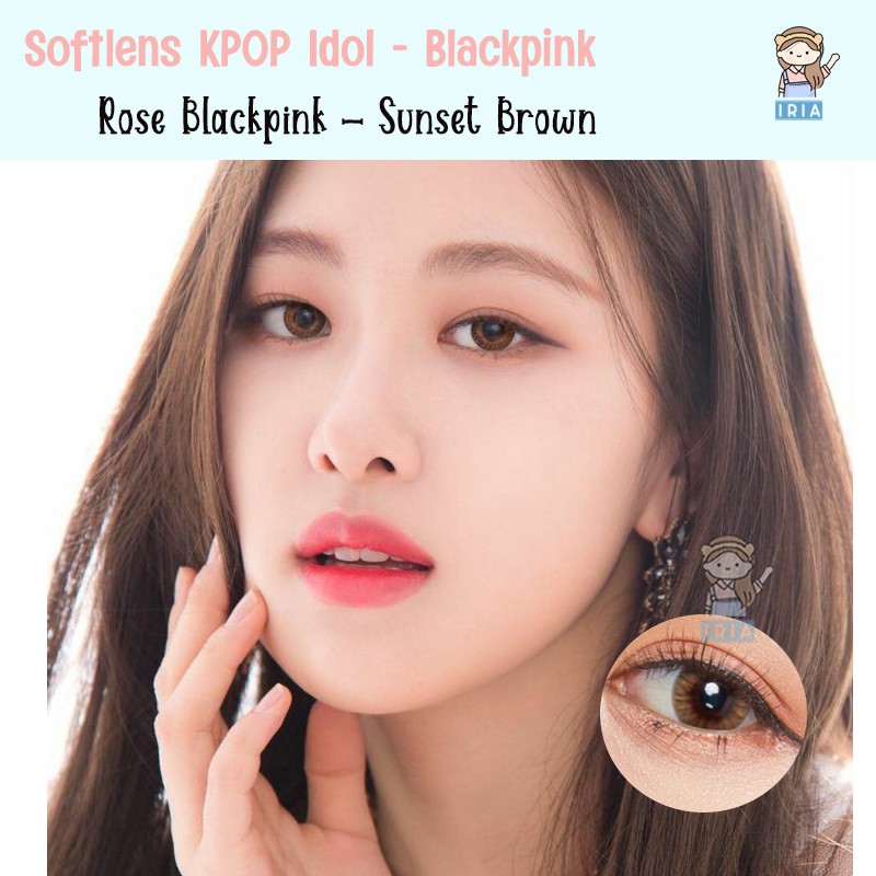 Softlens Kpop Idol - Rose Blackpink - Sunset Brown