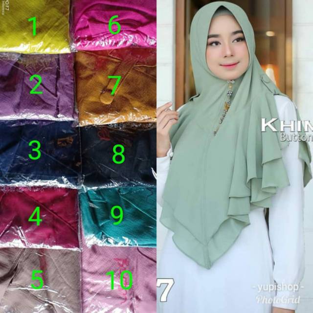 Button khimar / jilbab