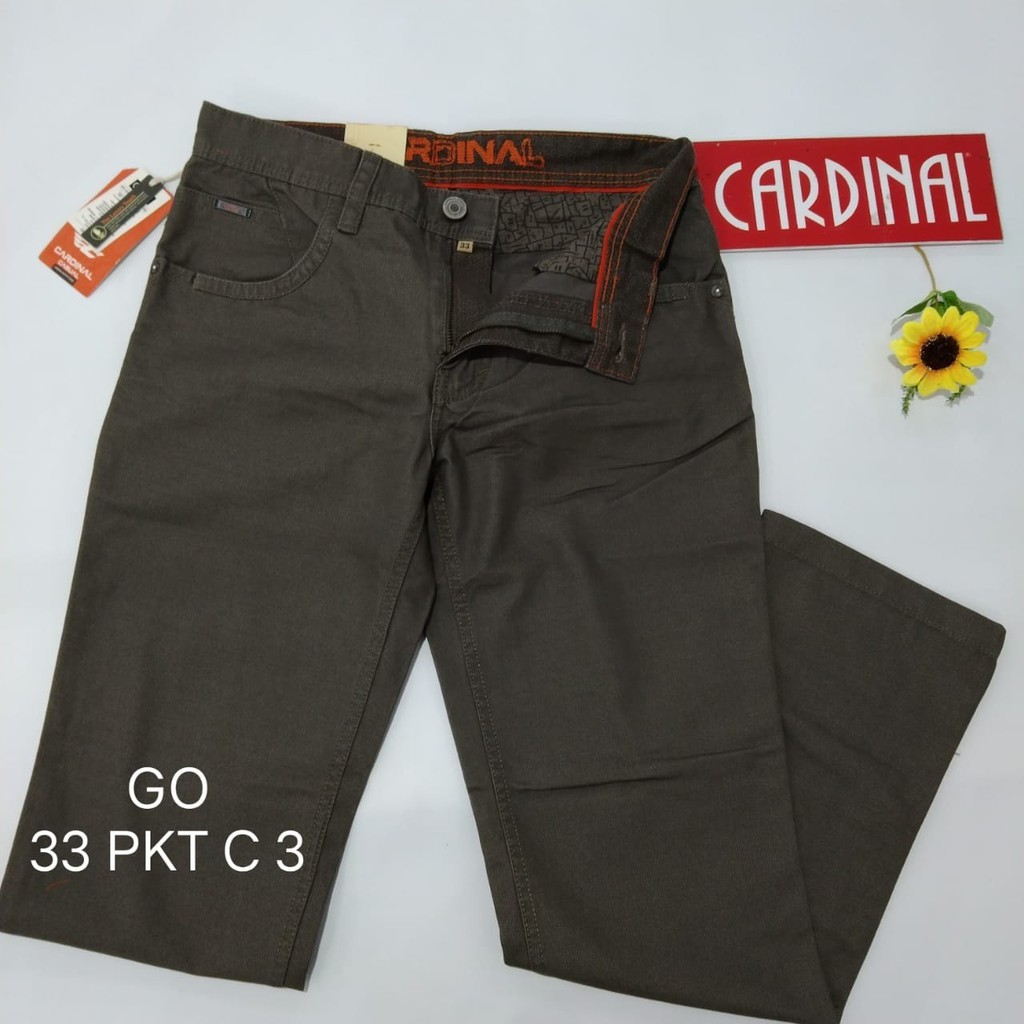 gof 33-PKT CARDINAL CASUAL CELANA POCKETS PANJANG Celana Chino Pria Fashion Laki Brand Kekinian