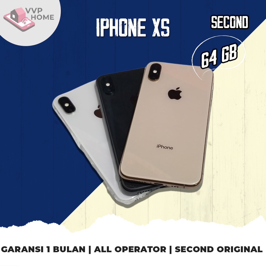 TERMURAH IPHONE XS 64GB SECOND FULLSET LIKE NEW GARANSI 1 BULAN