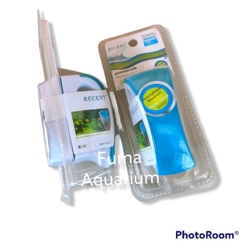 Recent AA-MC06 Pembersih Aquarium Magnetik Apung Magnet Cleaner Gosok Kaca Akuarium