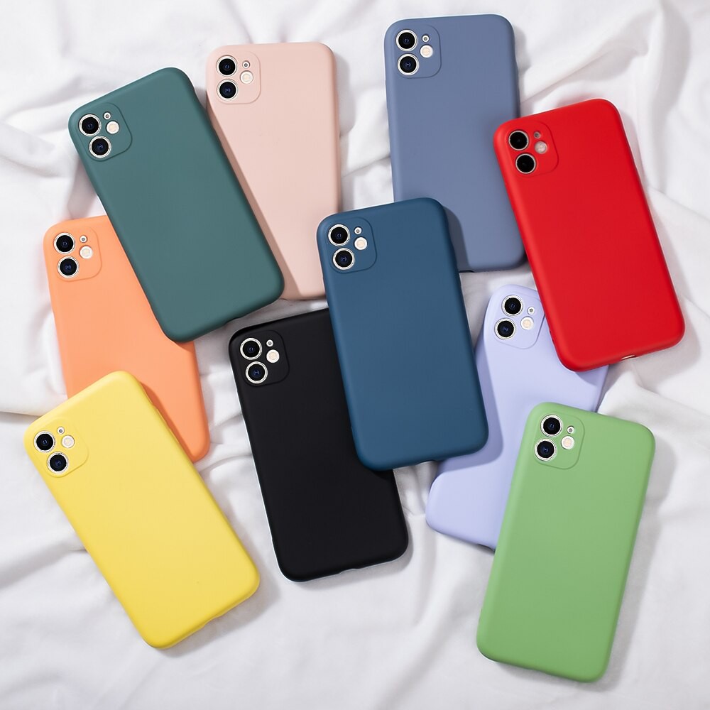 Silikon Warna soft Case Iphone 11 Pro Max, X Xs finger grip stand