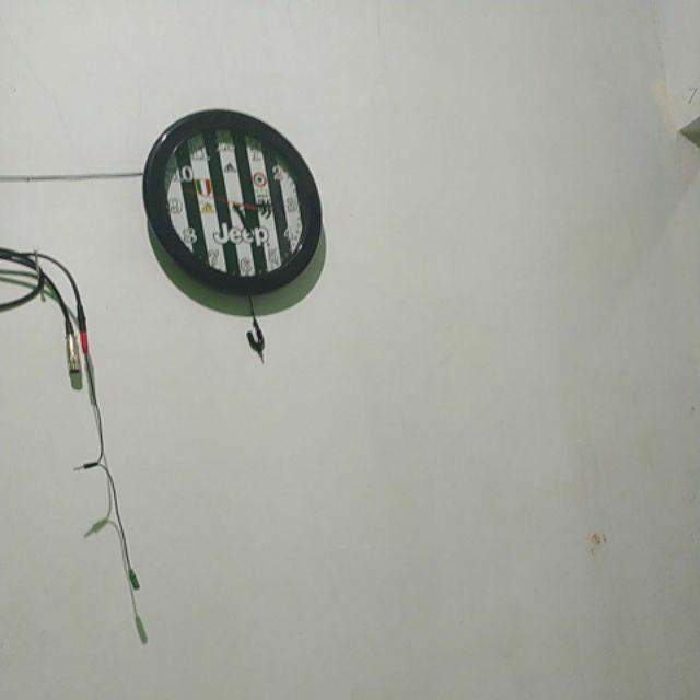 Gratis Bubble Wrap + Dus - Jam Dinding Klub Bola Juventus Jeep Desain Baru [750 Gram]