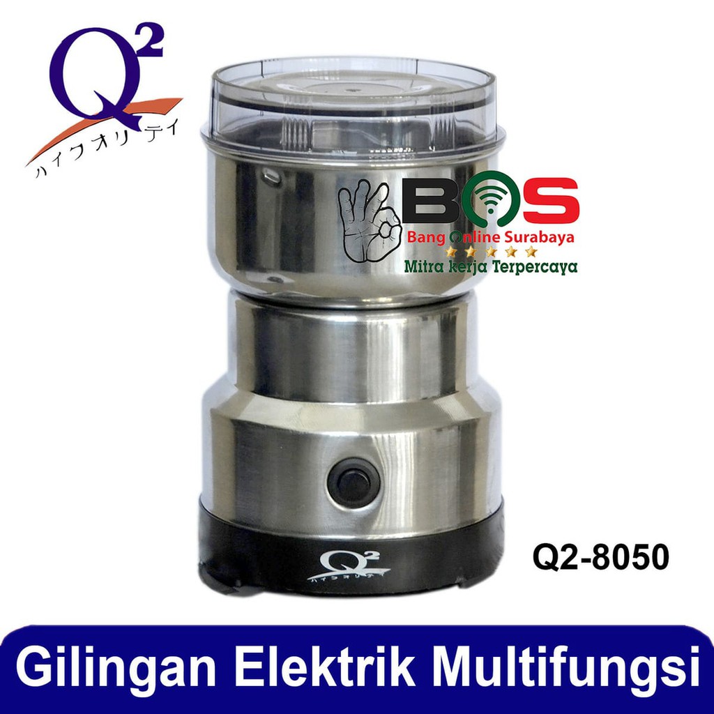 Coffee Grinder Q2-8050 Penggiling Kopi Q2 8050 Gilingan Bumbu Dapur Listrik