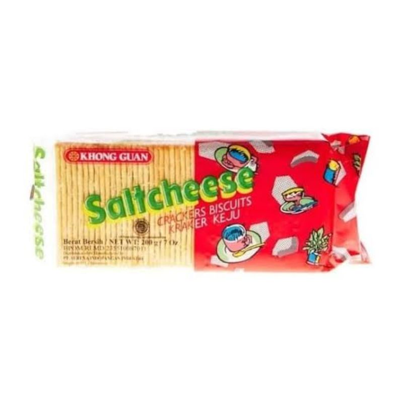 

Khong Guan Crackers Saltcheese Regular 200g